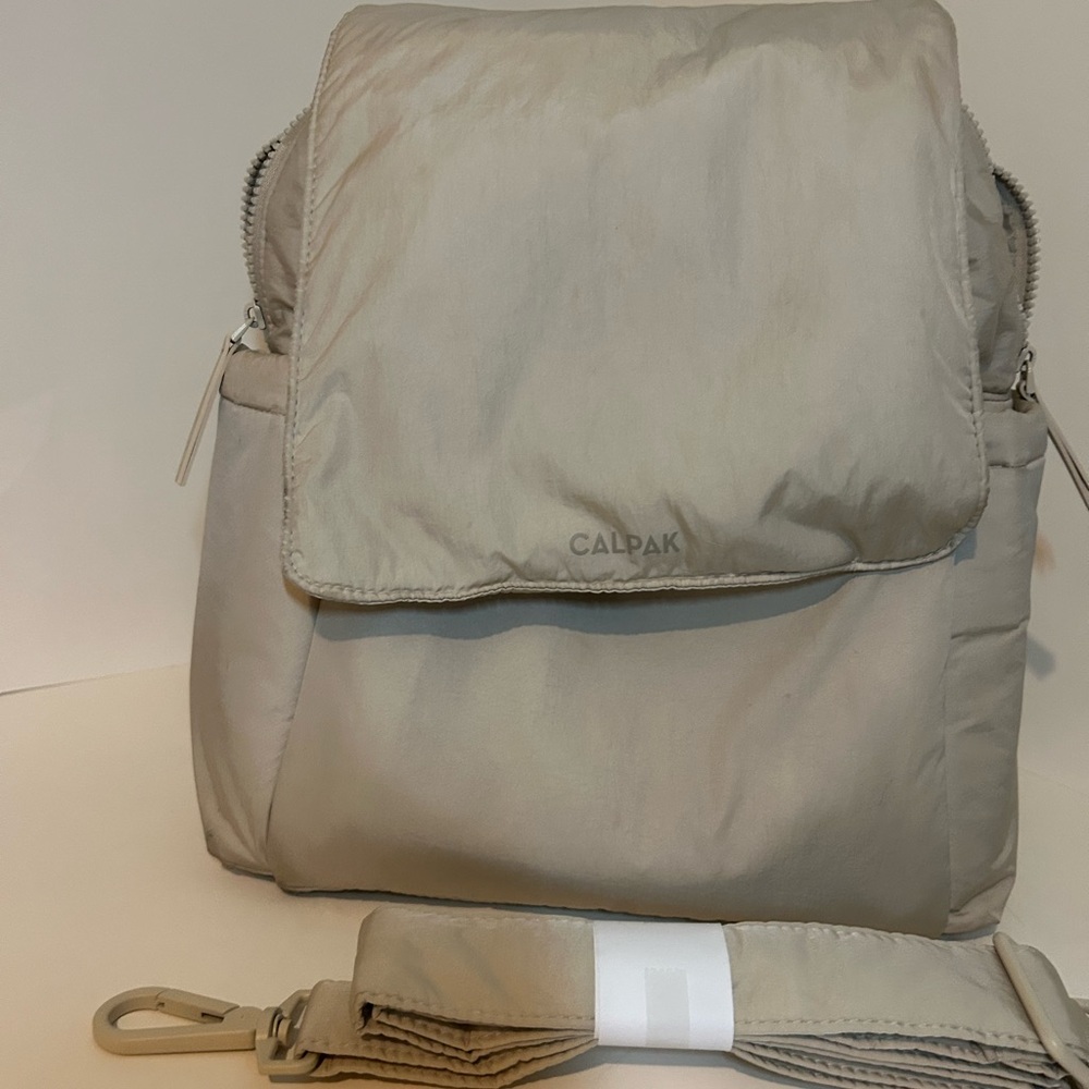 Calpak beige cream Backpack